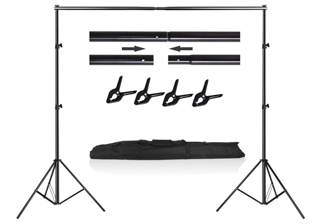 HYJ INC Photo Video Studio Photography Backdrop Stand 8 x 8 ft Adjustable Photo