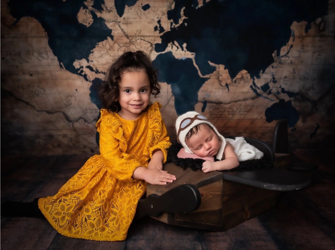 Brand New Baby Dream Backdrop – 60×80 Fleece Wonderful World