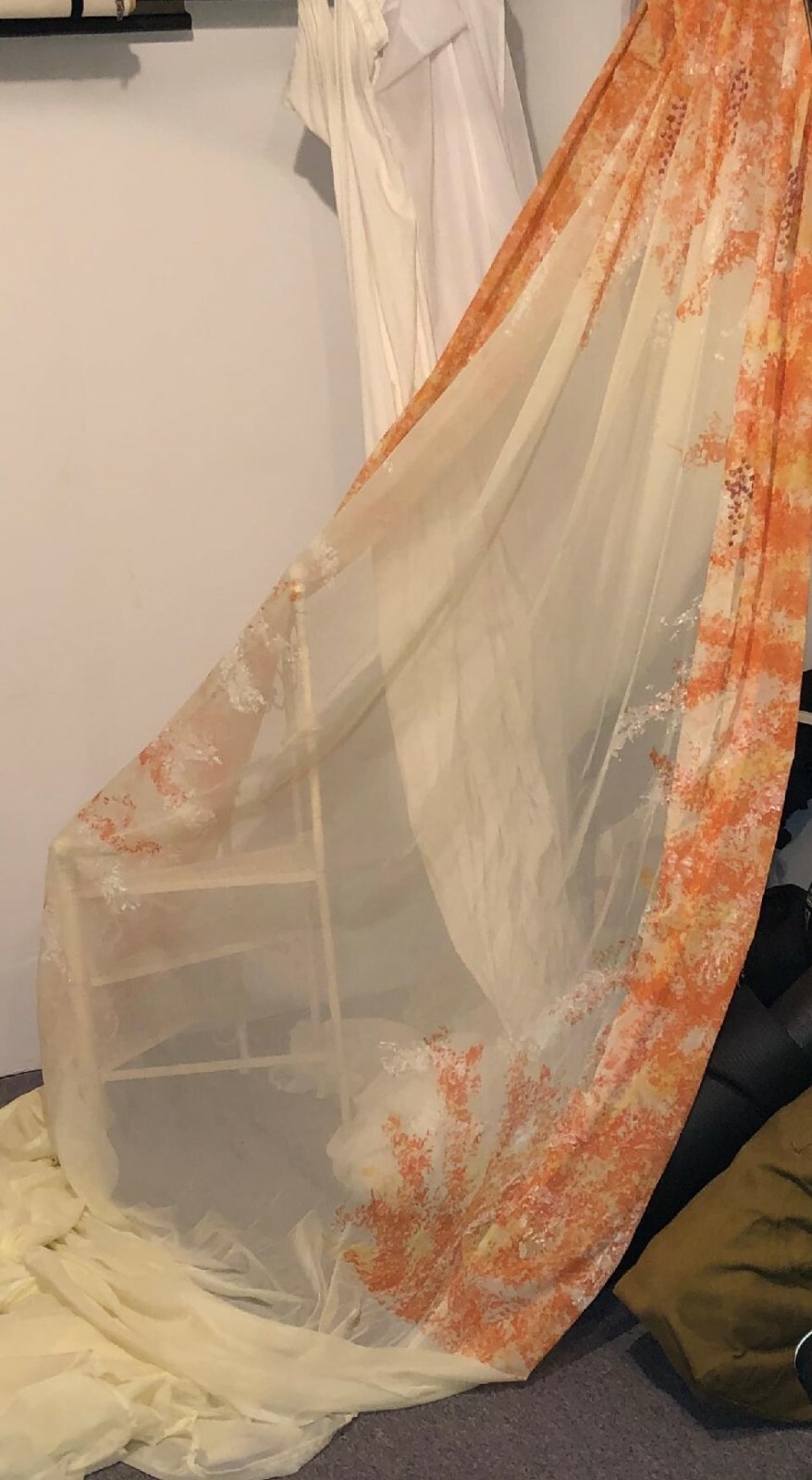 sheer background hand painted background 