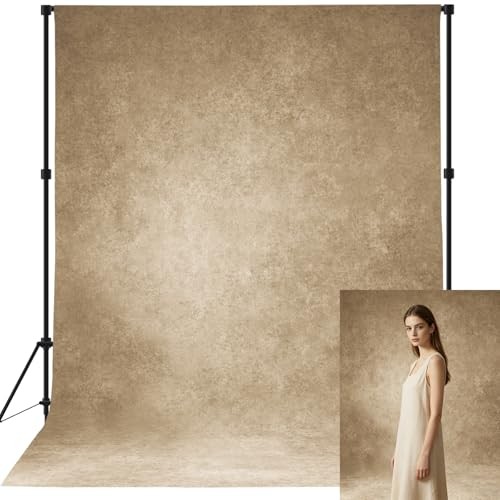 Beige Photo Backdrop,Classic Abstract Texture Photography 8x10ft Beige Textured