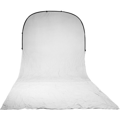 Impact BGSC-B-816 Super Collapsible Background Black & White 8 x 16′ PICKUP ONLY