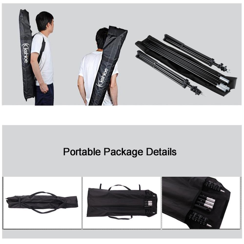 10Ft Heavy Duty Photography Background 2*3m Backdrop Support Stand Kit With Case