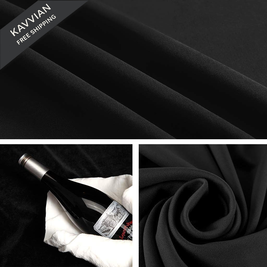 CPLIRIS 5x7ft Black Backdrop Background for Photography, High 5x7ft,