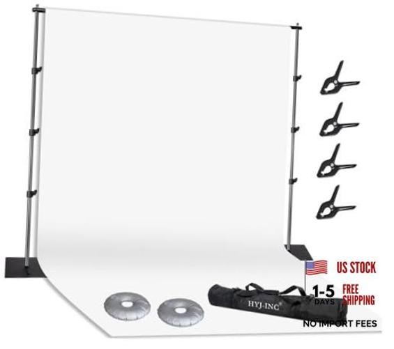 Photo Video Studio Photography 10 x 8.5ft Pipe and Drape Stand with 12 x10ft
