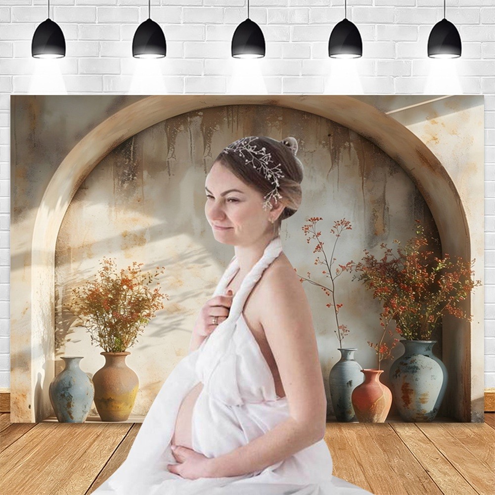 210x150cm Photography Background Fabric Simple Plant Arch Studio Indoor3711