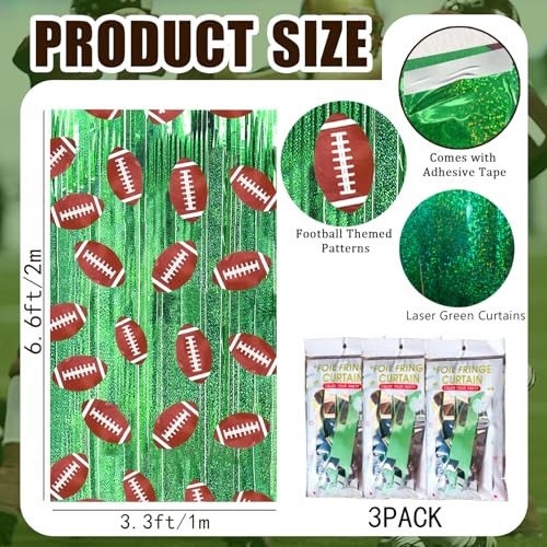 3 Pack Football Party Decorations Football Birthday 3PC Football Party