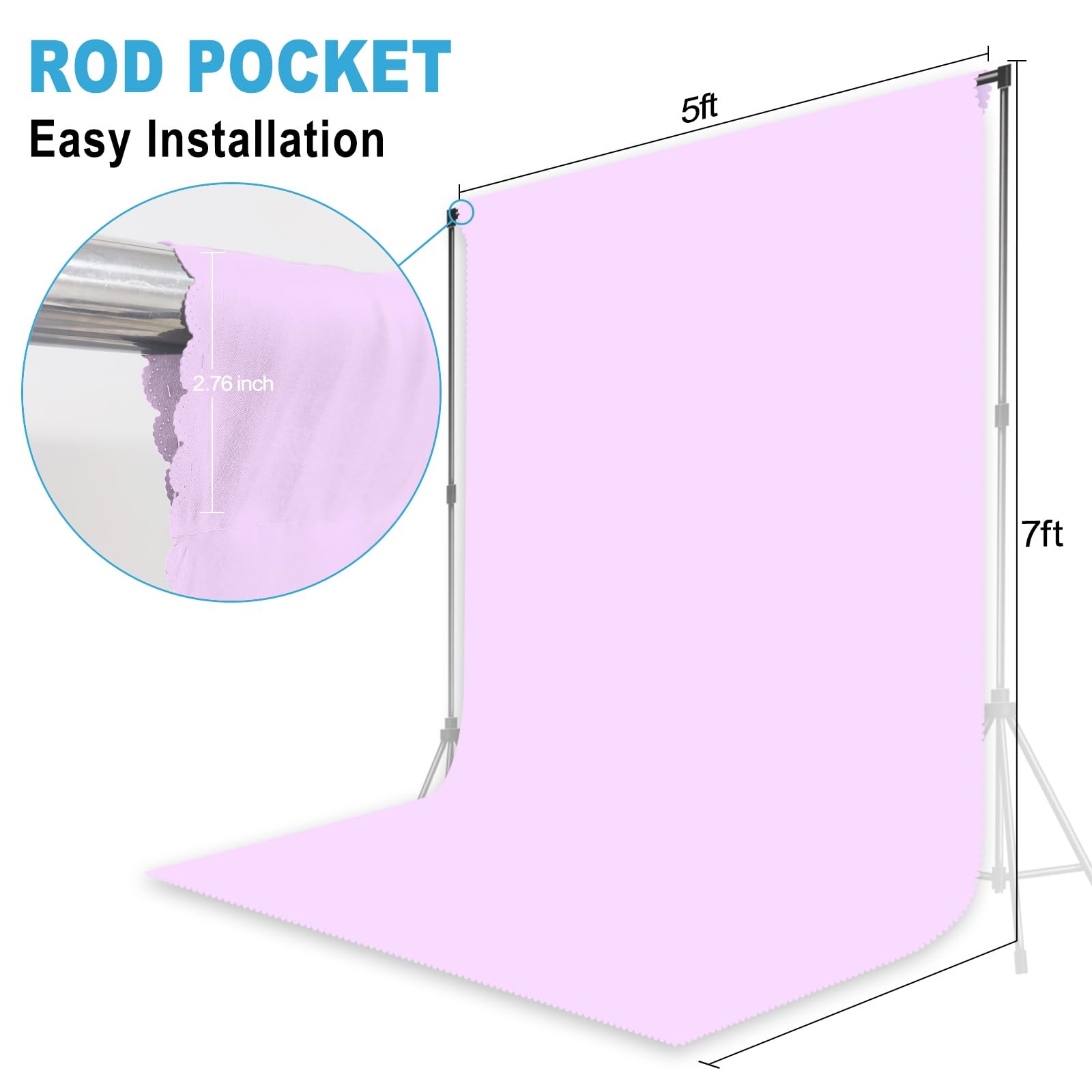 Light Purple Backdrop for Photoshoot Professional Photo Backdrop Background C…