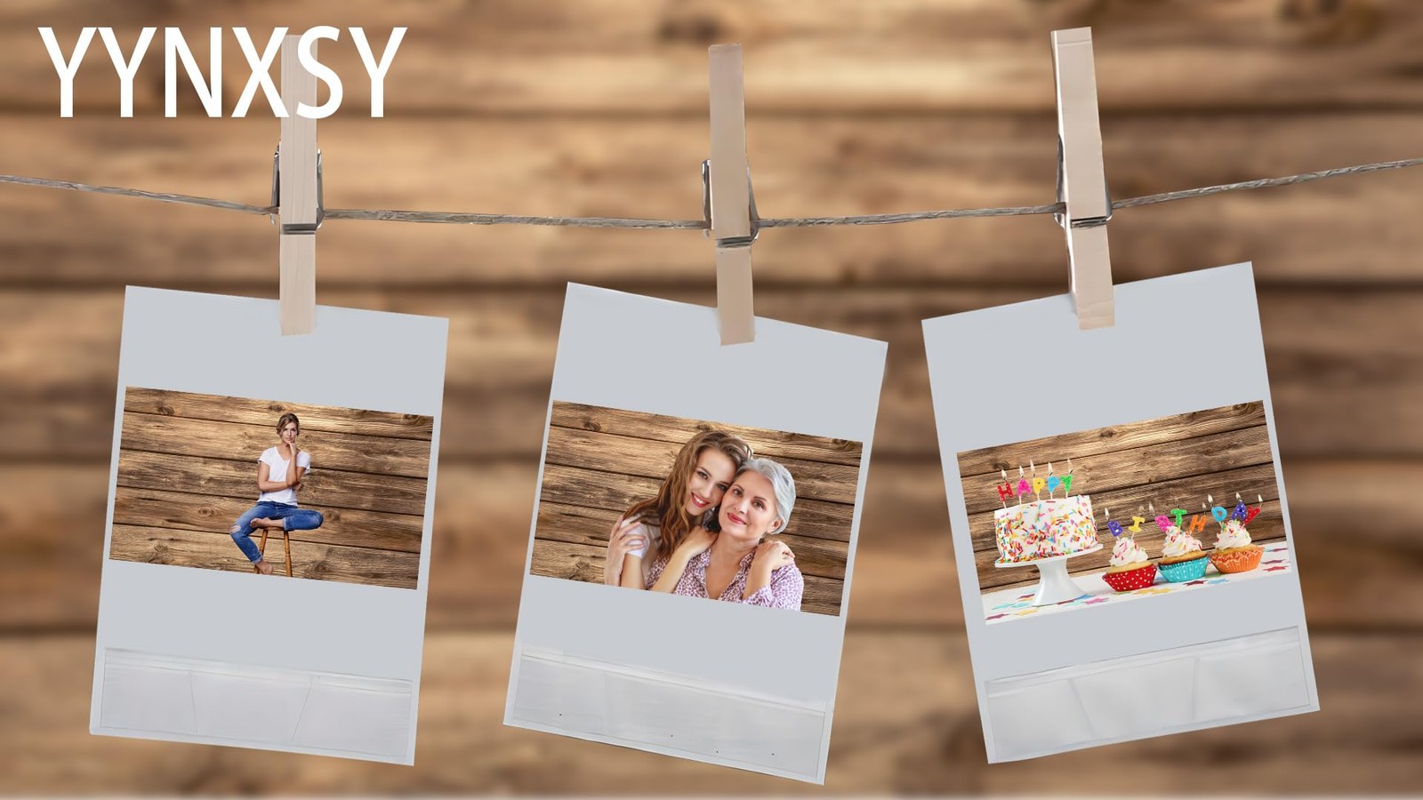 Rustic Wood Wall Backdrop Natural Brown Wooden Board Photography Background B…
