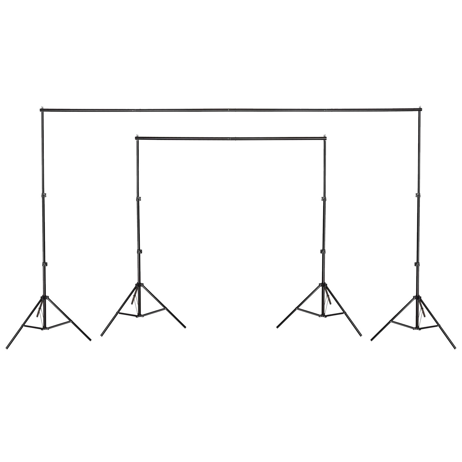 7x10Ft Photography Background Backdrop Support Stand Kit for Live Stream 2 Packs
