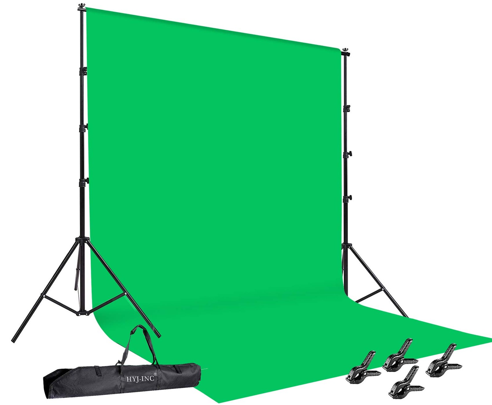 Photo Video Studio Backdrop Kit 10 x12ft Chromakey Green Screen with Stand 8.5