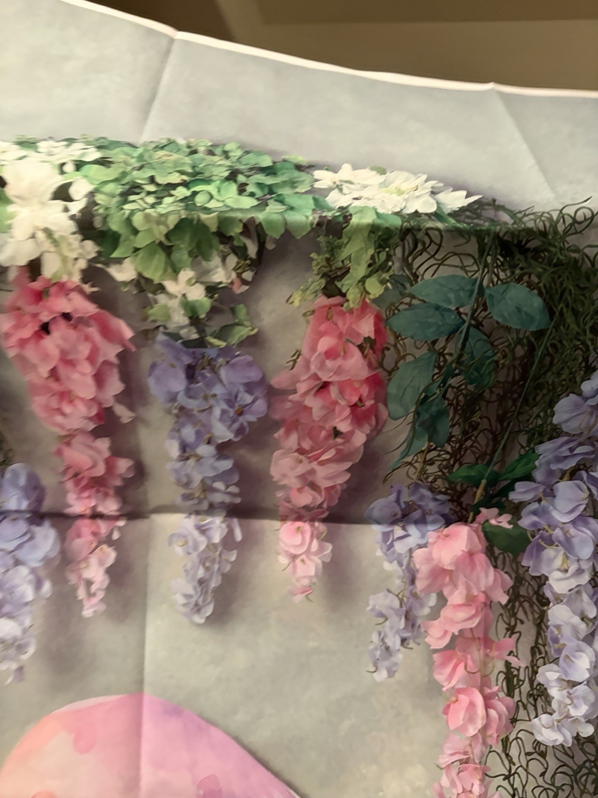 Fairy Mushroom Backdrop Enchanted Garden Photo Background Pink Purple 7 Ft X 5