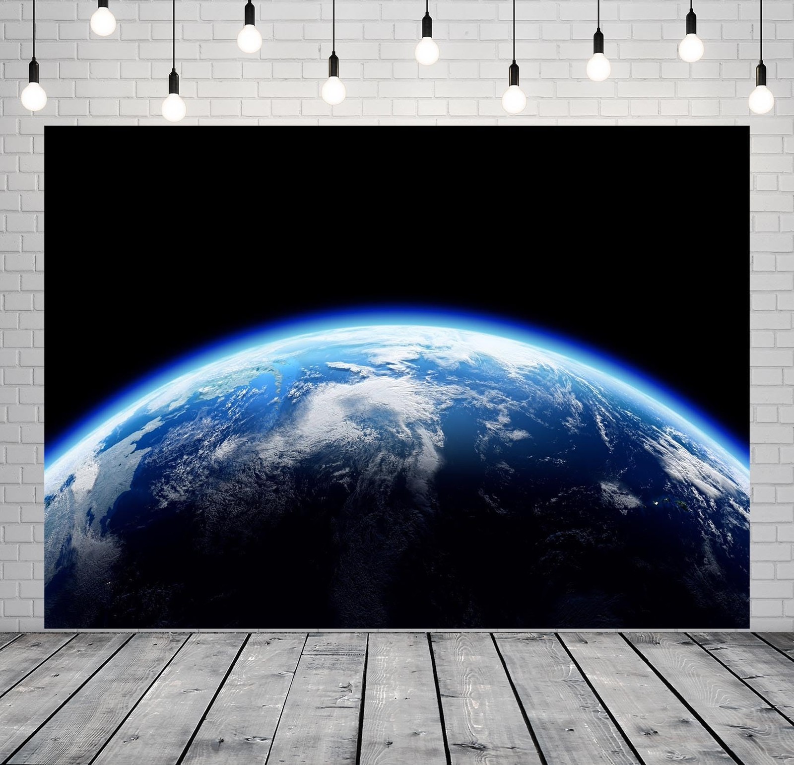 BELECO 7x5ft Fabric Earth Backdrop Outer Space Universe 7x5FT, N5-a20108
