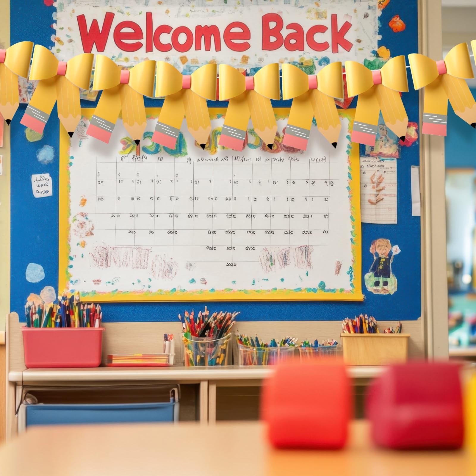 Back to Classroom Decoration Classroom Party Banner Garland Decor for Primary…