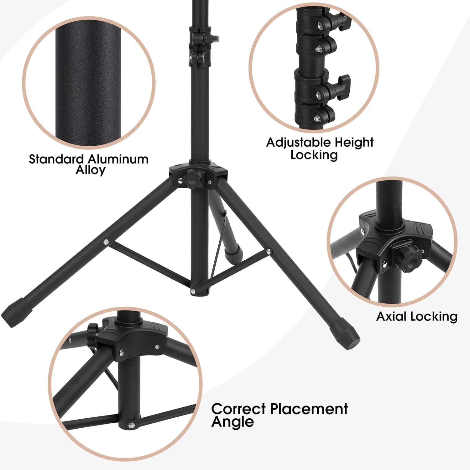 6.5×3.2ft T-Shape Backdrop Stand, Adjustable Background Support Stand Kit, Po…