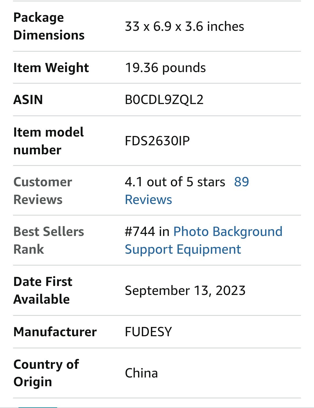 FUDESY Heavy Duty Backdrop Stand, 8.5x10ft Adjustable Photo Background Stand…