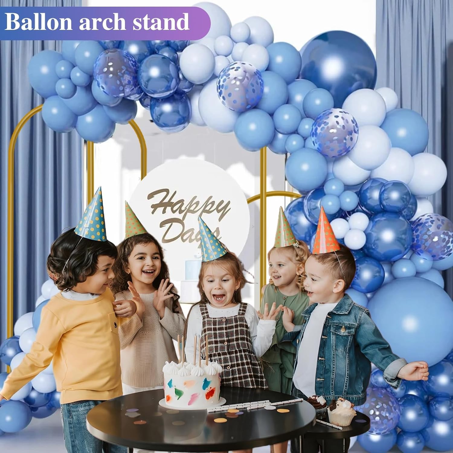 Durable Metal Arch Frame Set of 3 – Stunning Wedding, Birthday & Bridal Decor