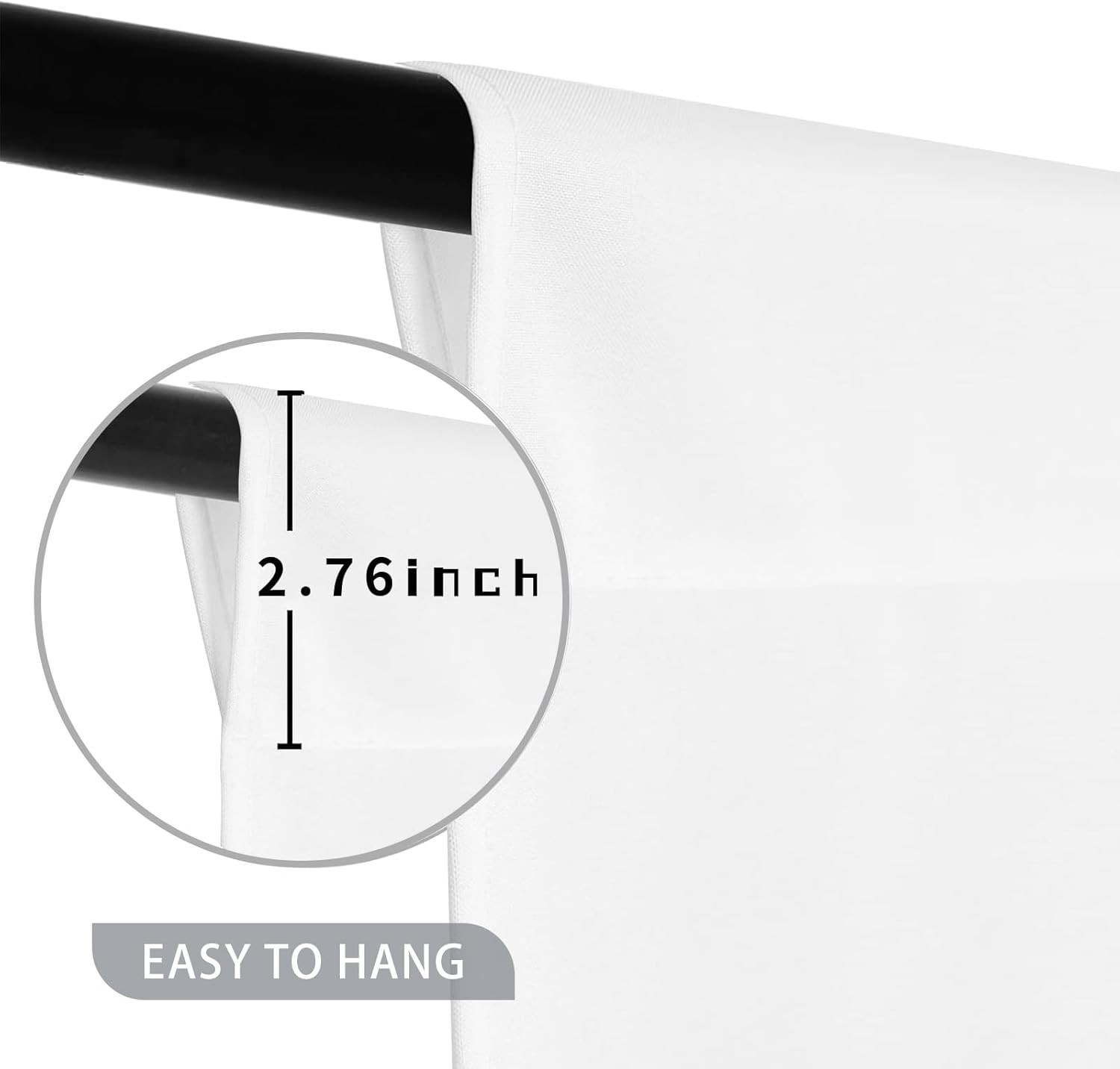 5x7FT Machine Washable White Backdrop for Timeless Portraits & Celebrations