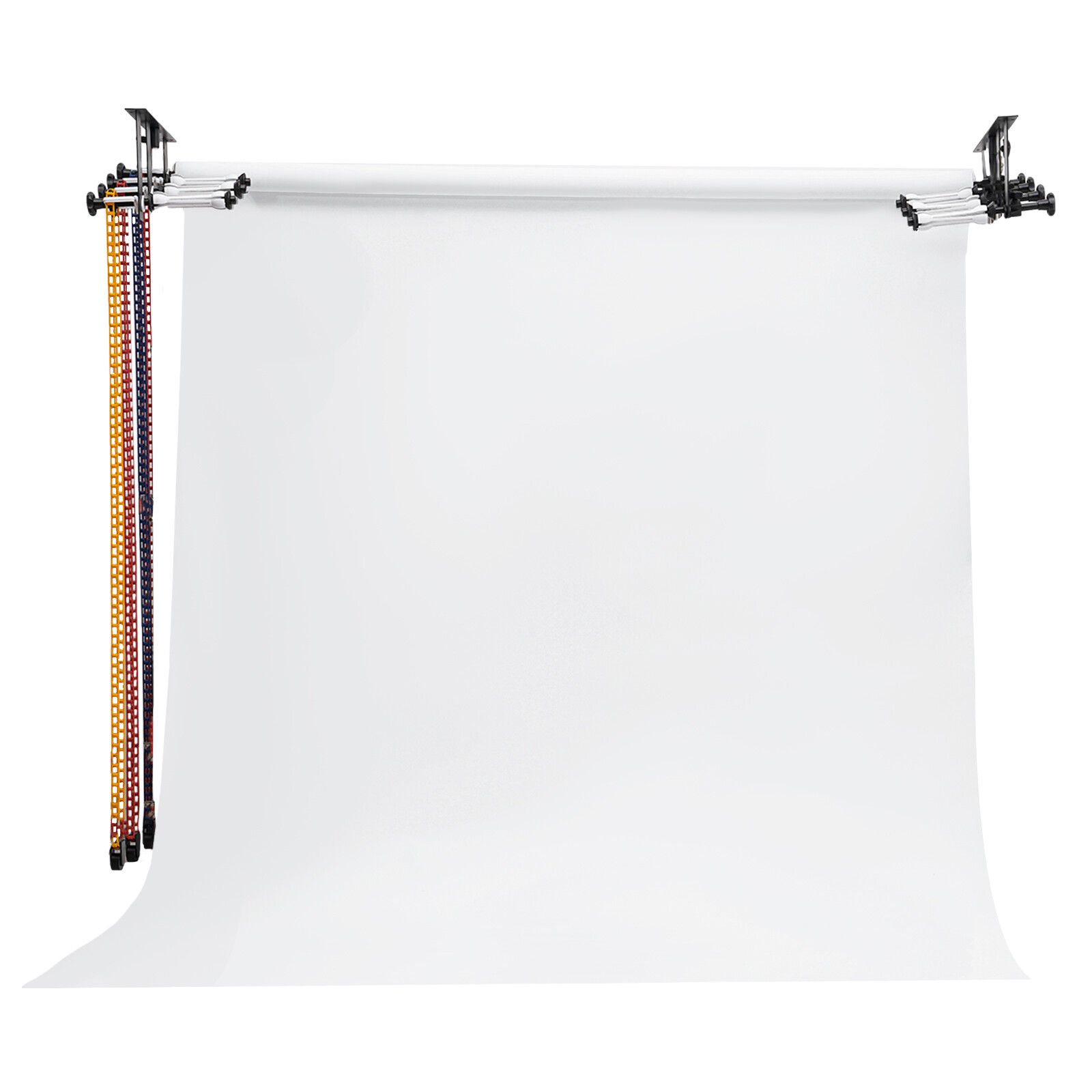Wall Mount Backdrop Holder 4 Roller Photography Background Support System NEW US