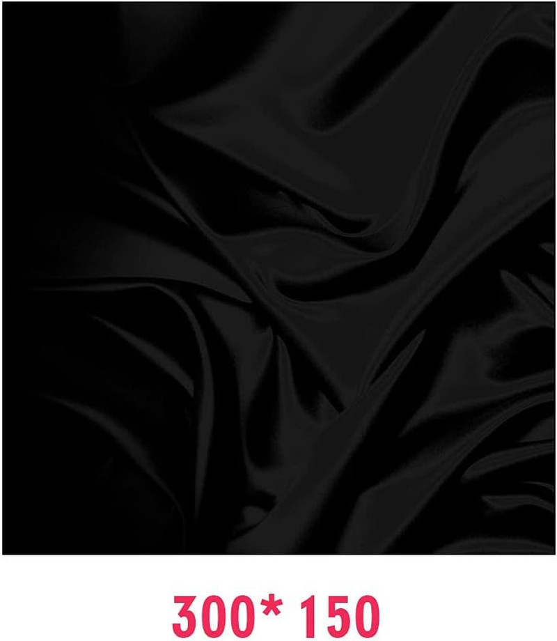 Black Velvet Photography Backdrop,Light Absorbing Non Reflective Solid Professio