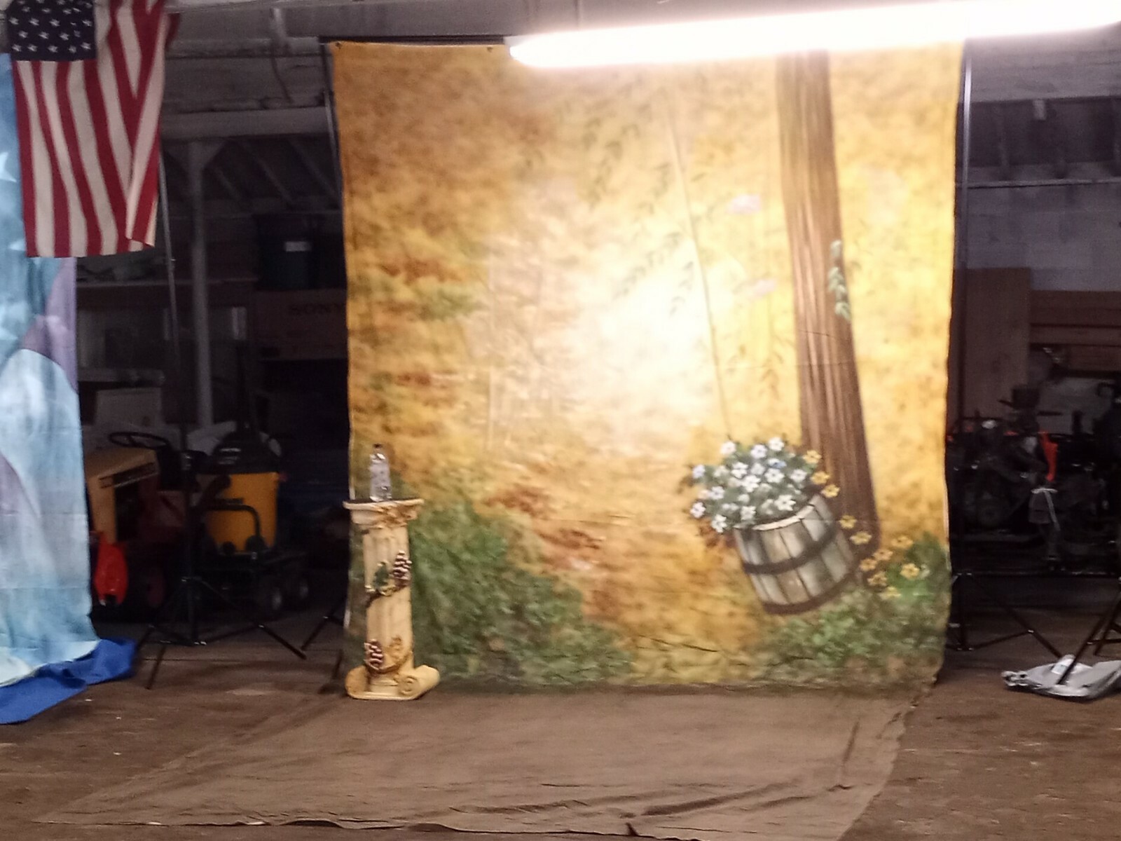 10X20 FOOT PAINTED HUAYI SCENICS PHOTOGRAPHY BACKDROP MUSLIN COTTON