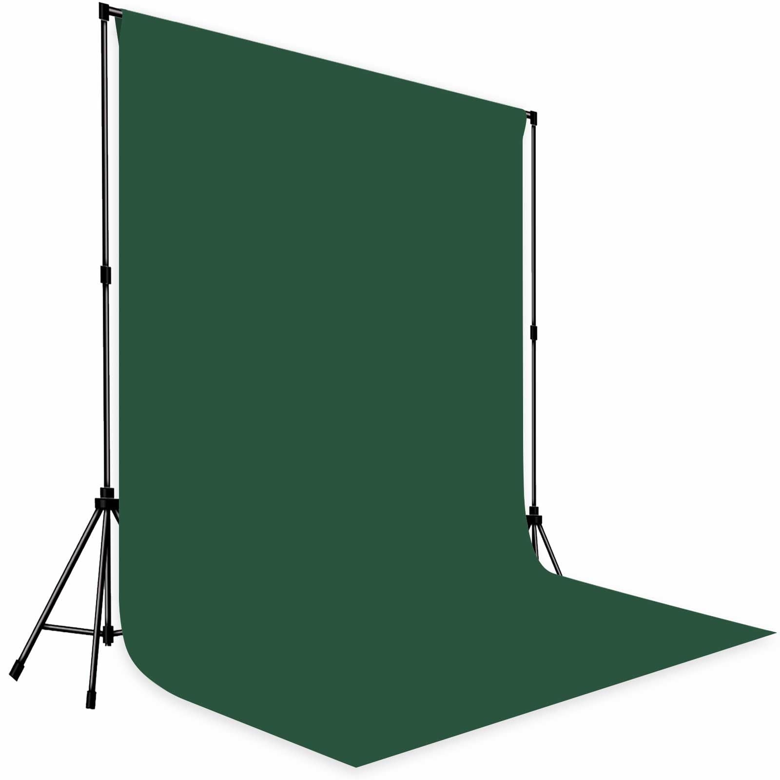 Deep Green Photo Backdrop Seamless Fabric Photography Background 8×10 FT