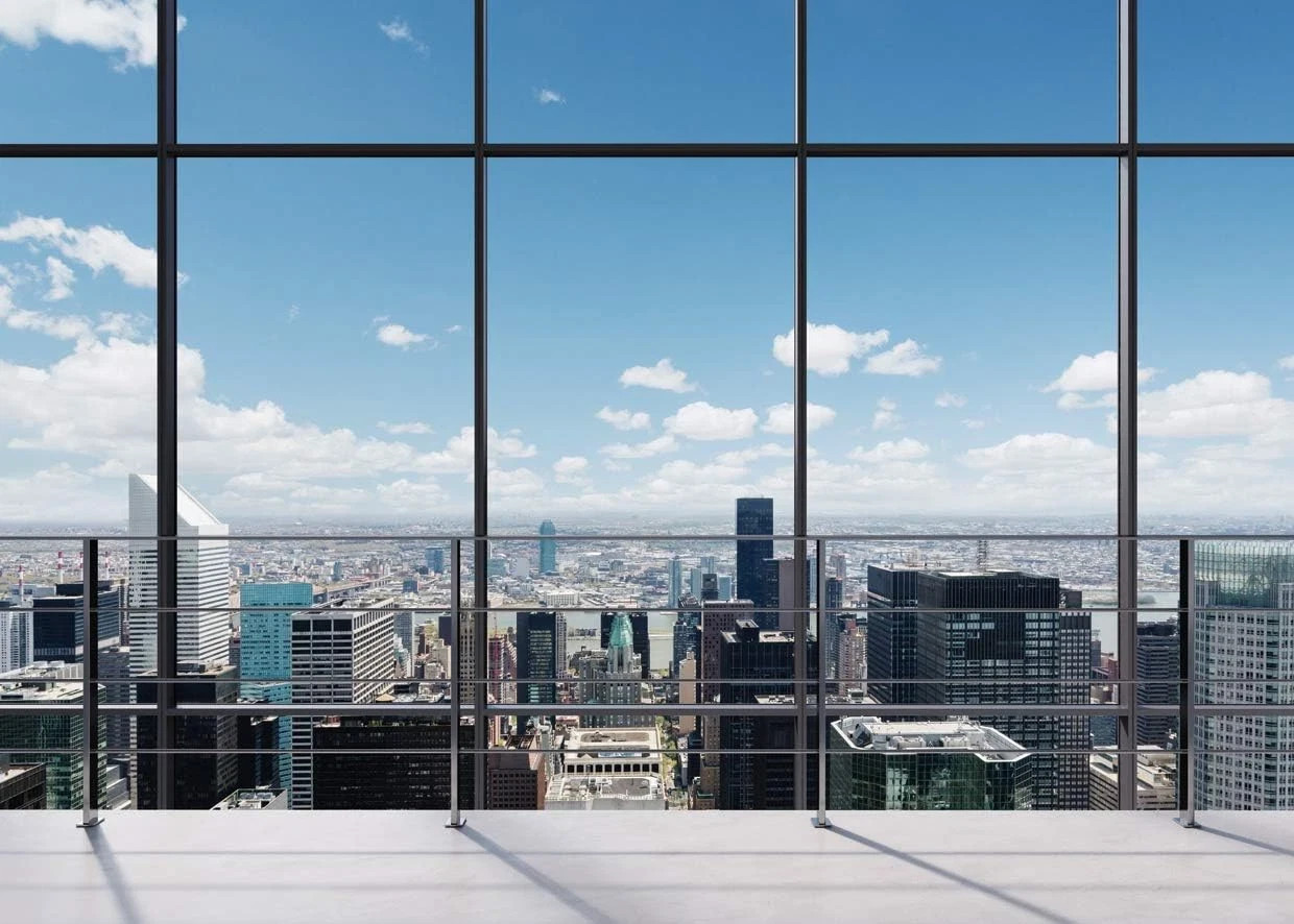 7X5Ft Office Room Backdrop City Vinyl Backdrops Business Street View Skys
