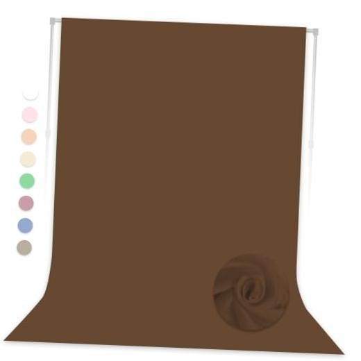 Photography Backdrop for Photoshoot, Fabric, 5×7 FT | 5X7 FT Dark Brown