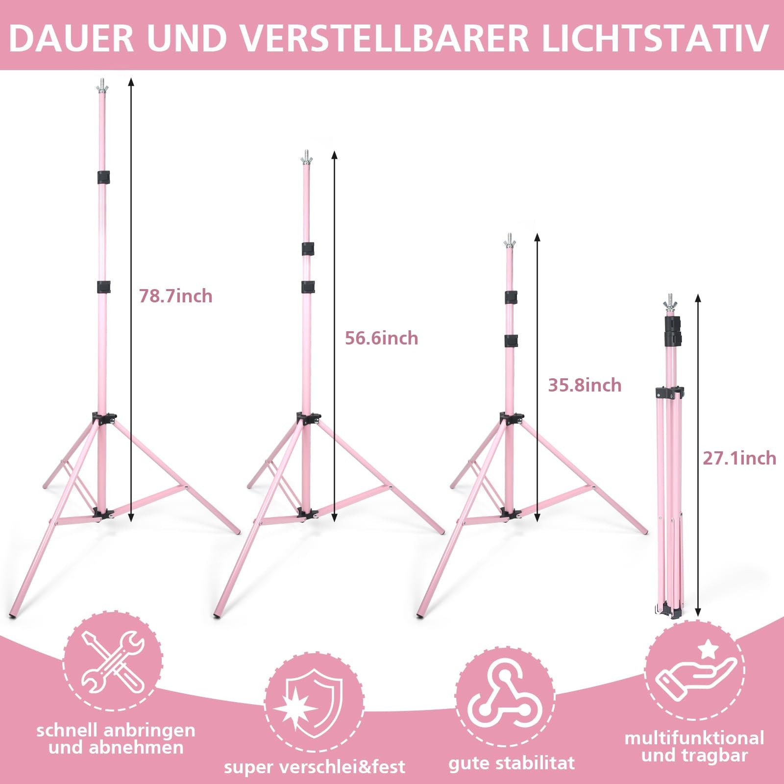 Backdrop Stand 10x7ft(WxH) Photo Studio Adjustable Background Stand Support k…