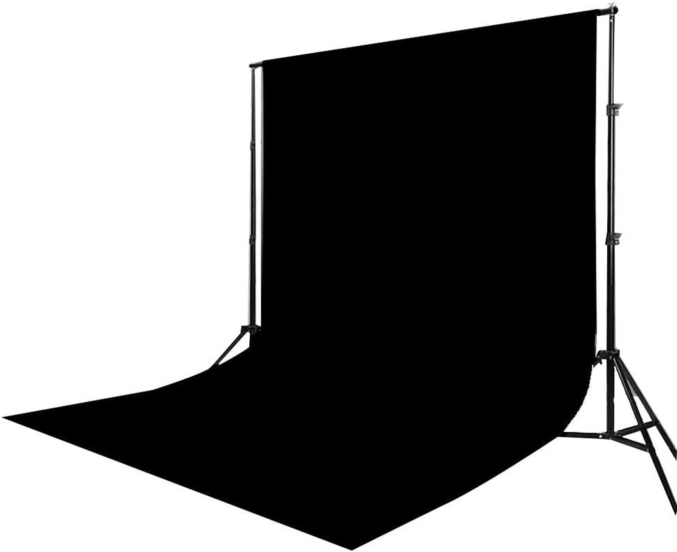 Black Velvet Photography Backdrop,Light Absorbing Non Reflective Solid