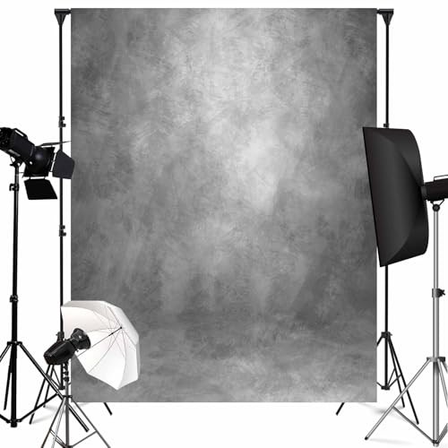 Abstract Backdrop for Photography Vintage Gray Photo Backdrop 5x7ft Grey