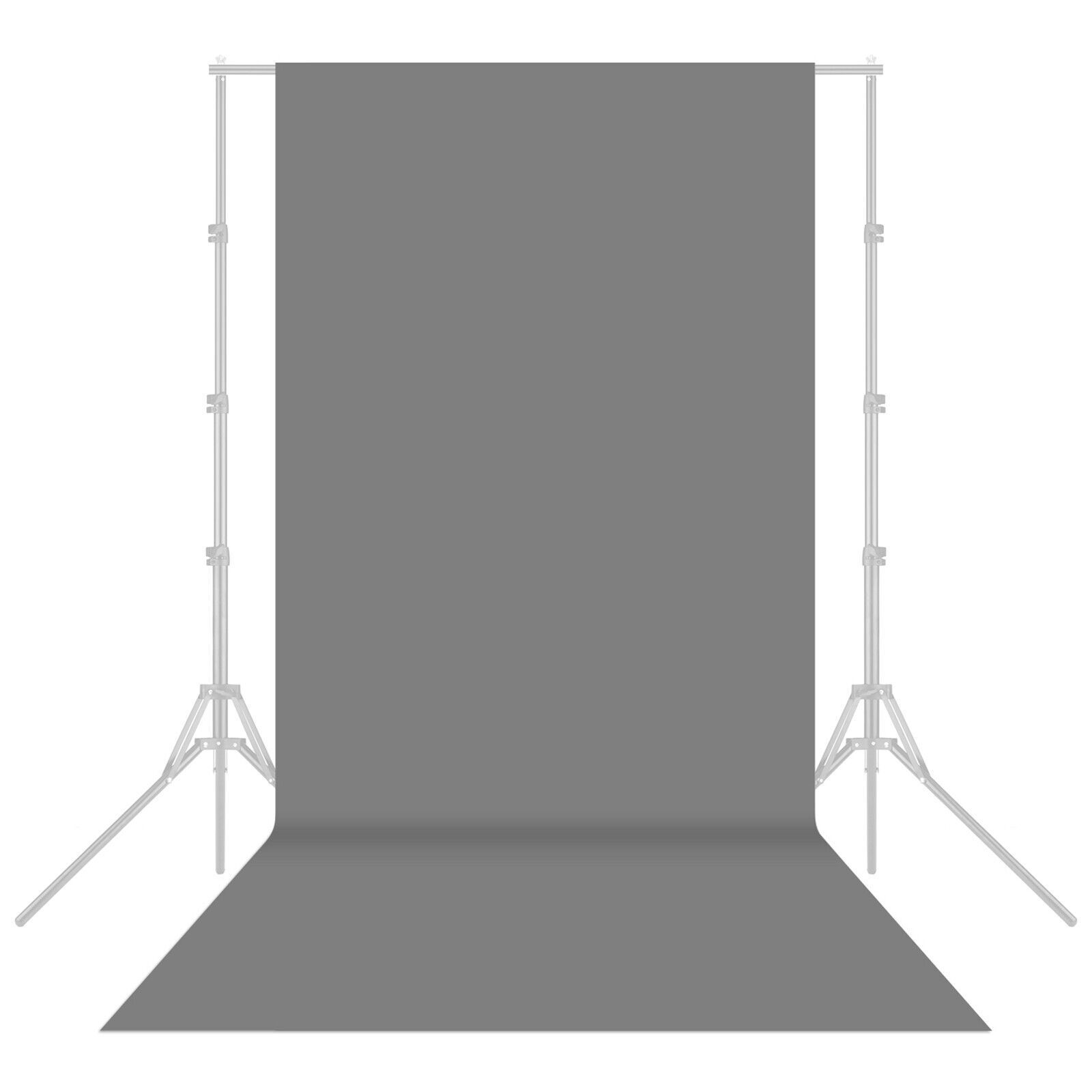 3.3′ x 6.6′ Grey Backdrop Background for Photography Seamless Photo Booth Screen