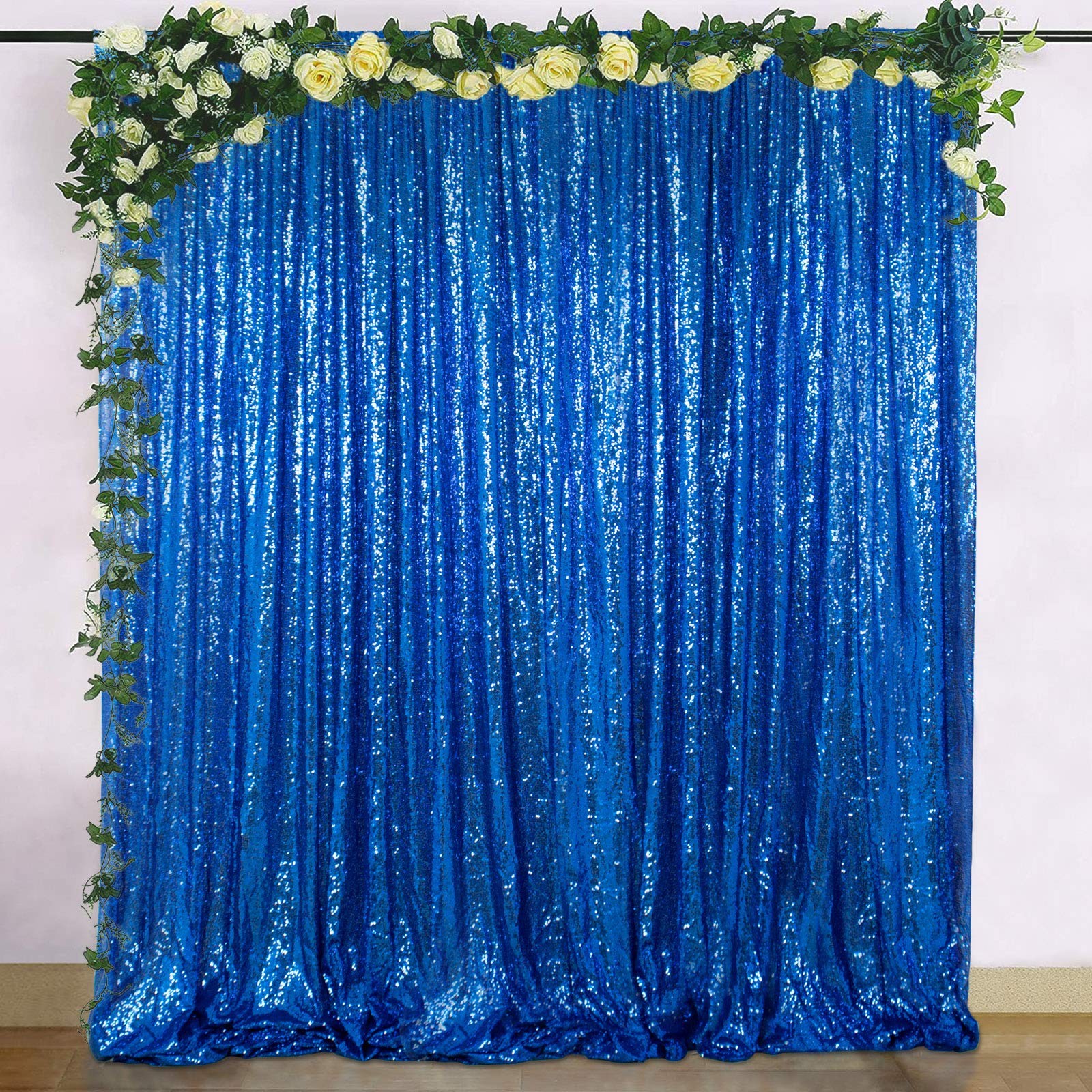 Sequin Backdrop – Royal Blue, 4FTx6FT (48inx72in) – Perfect for Wedding, Part…