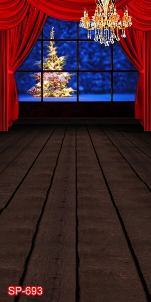 10’x20′ CP Christmas Season Scenic Microfiber Fabric background backdrop SP693