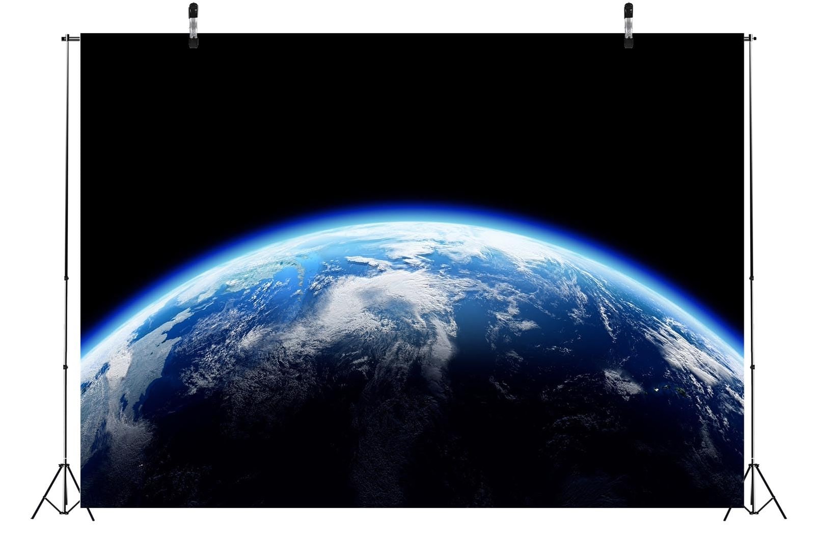 BELECO 7x5ft Fabric Earth Backdrop Outer Space Universe 7x5FT, N5-a20108