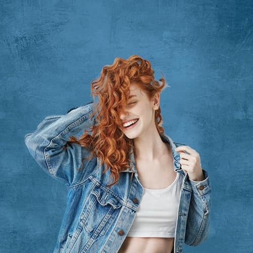 Vintage Backdrop for Photography Photo Backdrop Portrait Photo 5x7ft Blue