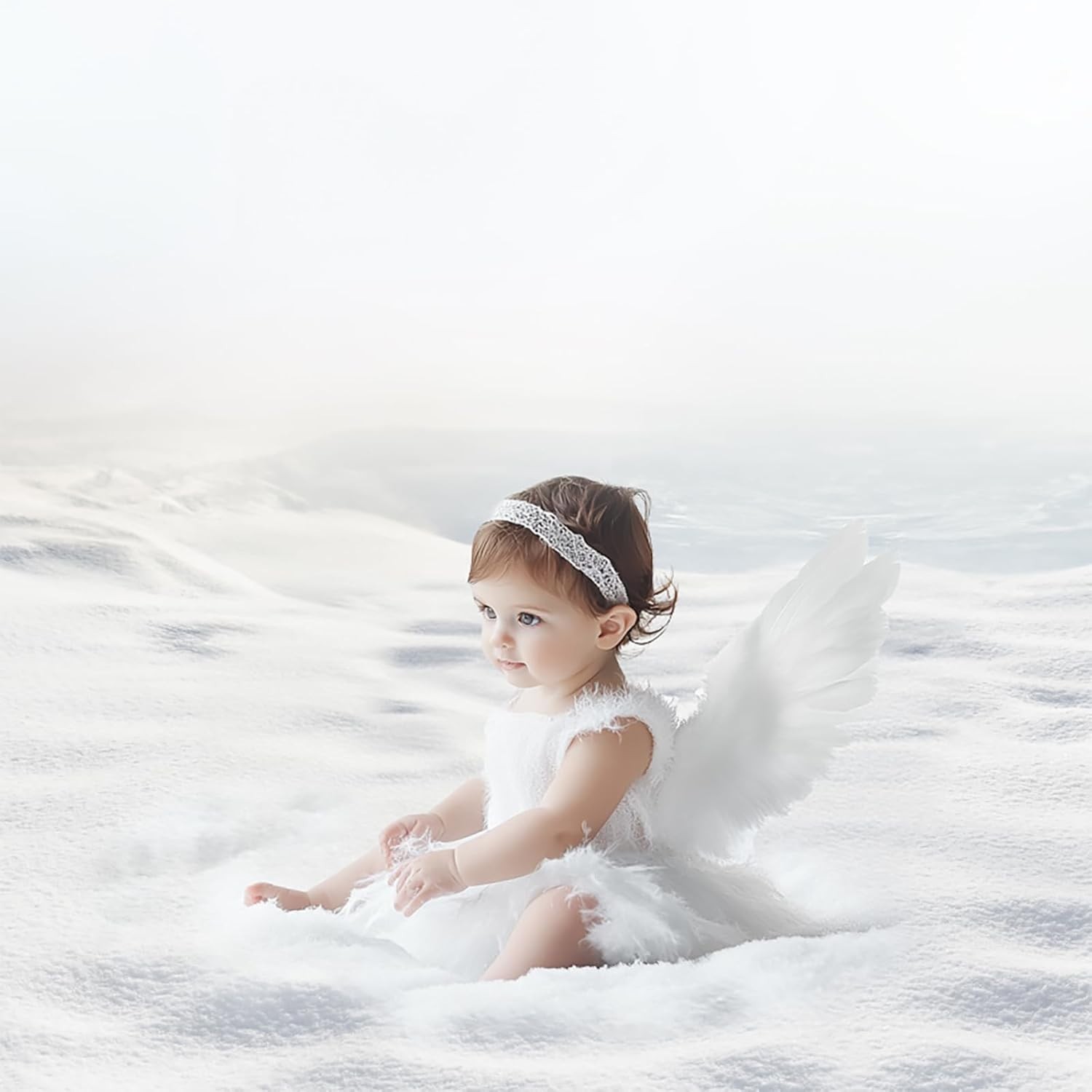 Kate Photography Floor Mats Snow SNOWY Winter Backdrop Studio Prop 8x5ft