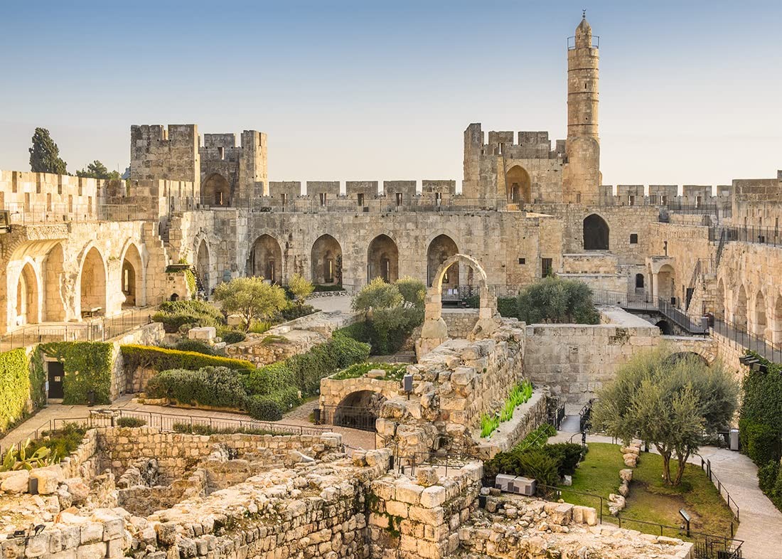 BELECO 7x5ft Fabric The Old City Jerusalem Backdrop Israel 7x5FT, A12907