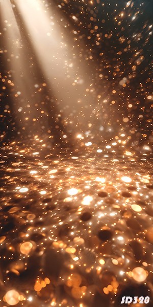 10’x20’CP Golden Spot Lighten Scenic Microfiber Fabric background backdrop SD320