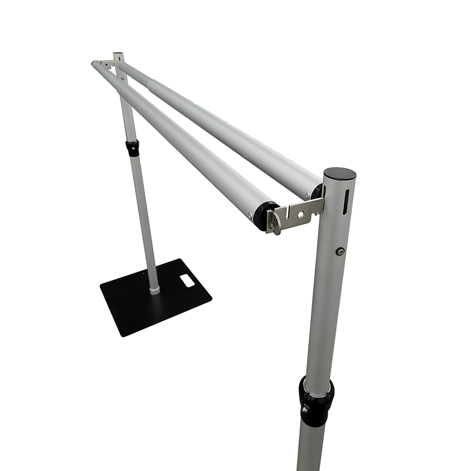 9″ Double Crossbar Hanger Backdrop Hanger Crossbar Valance Hangers for Pipe a…