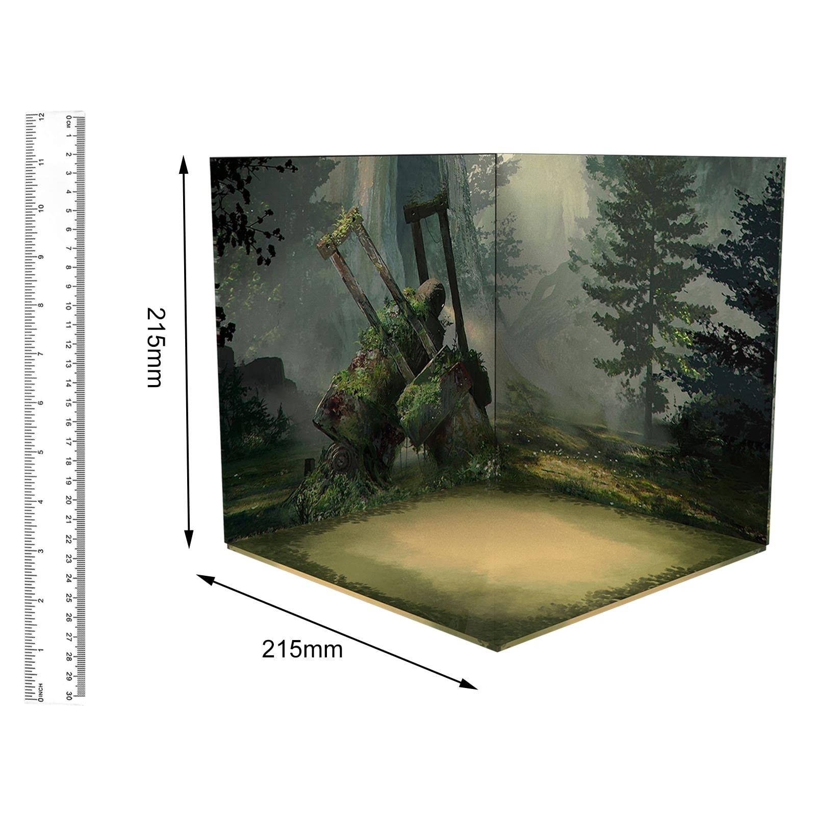 1/12 Scale Display Backdrop for Action Figures and Diecast One Size, Forest