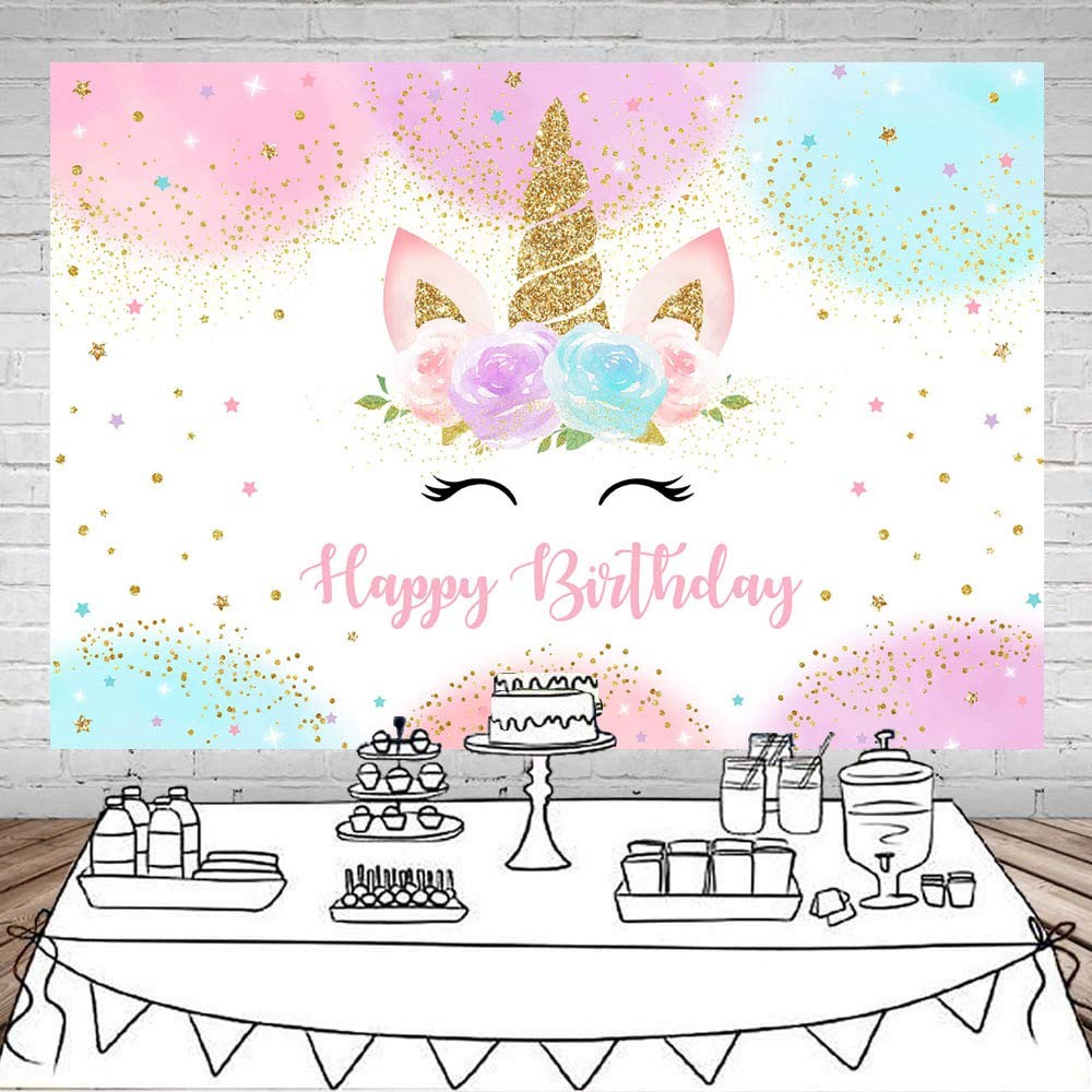 Fondo de decoración de cumpleaños de 1,5 x 0,9 m, accesorios fotomatón, pancarta