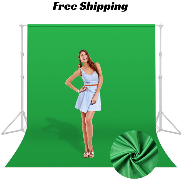 5×6.5ft Green Screen Backdrop, Photography Backdrop Chroma Key Small Greenscr…