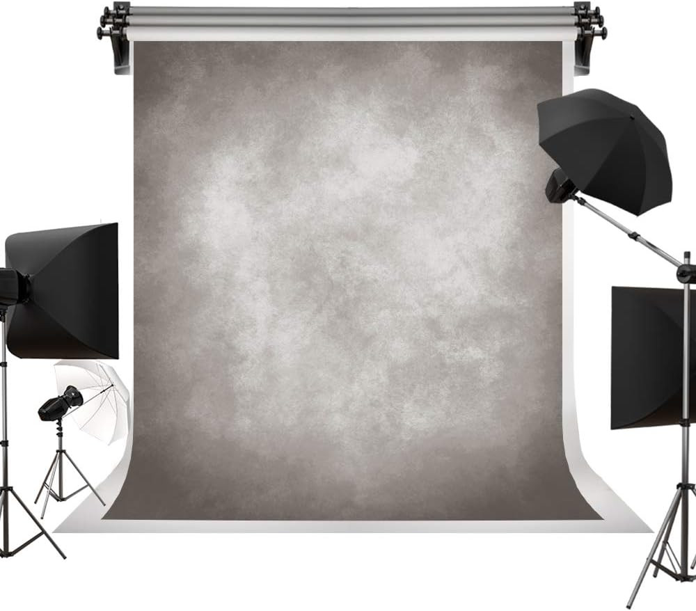 Kate 5X7Ft Vintage Backdrops Abstract Grey Portrait Photo Backdrop for Photograp