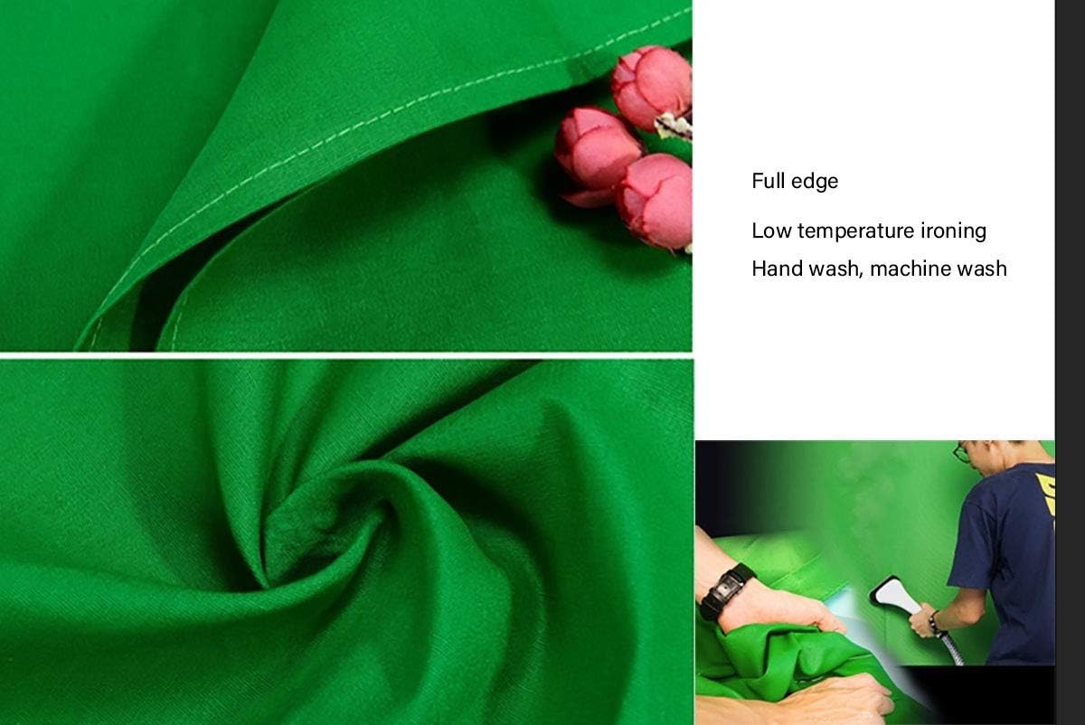 Professional 5x7ft Green Screen Backdrop with Pole Pocket – Perfect for Creators