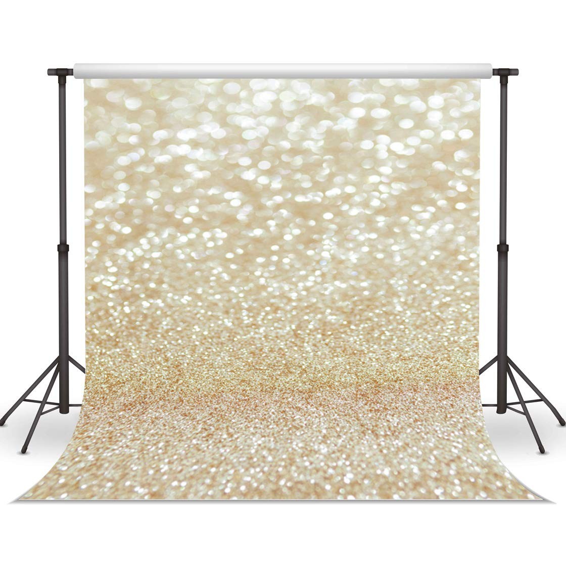 8x8ft Gold Backdrop Bokeh Photography Background Props Model 11791