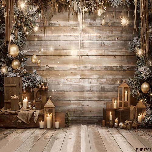 10’x10′ CP Christmas Season Scenic Microfiber Fabric background backdrop BHF1791