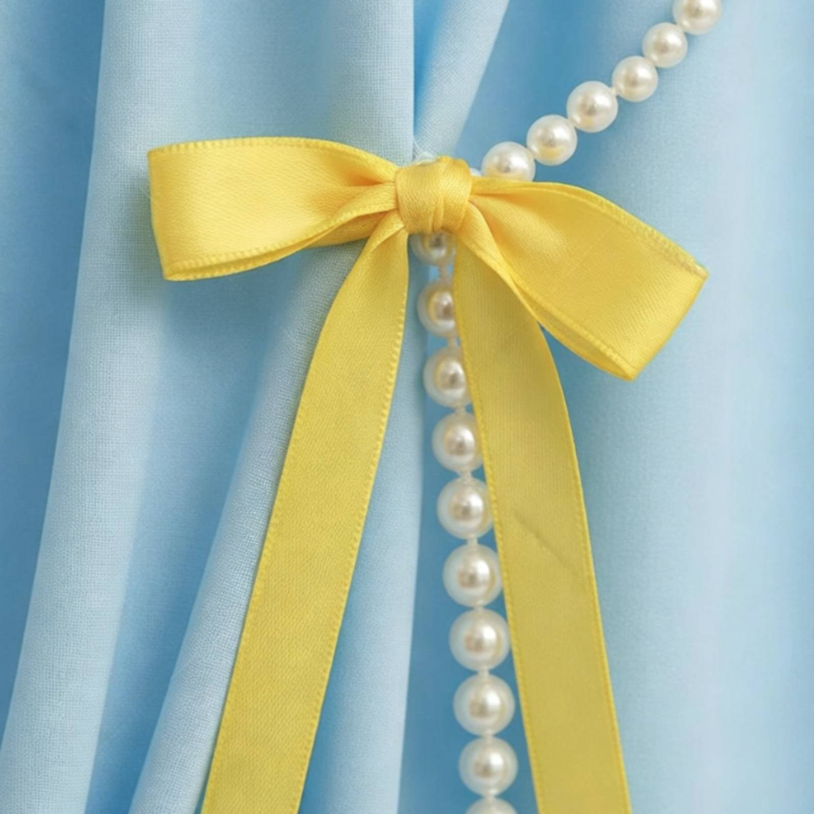 Bowknot Background Material Trendy Design Pleated Backdrop Cloth