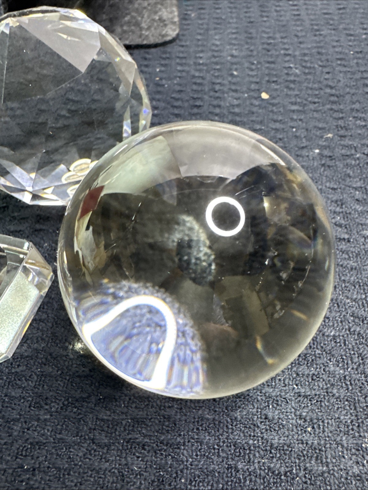 Set OfFour Different Types Of Prisms For Picture Light 2 Spheres, Square, Triang
