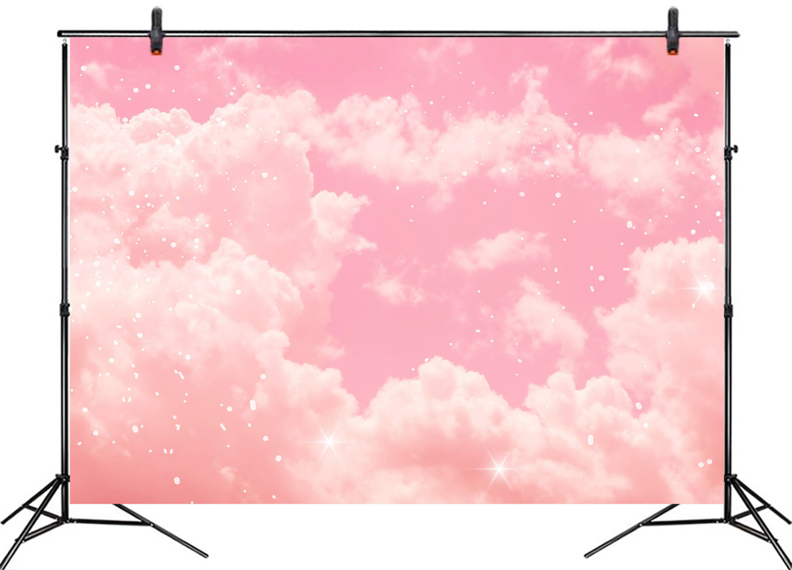 10x8ft Modern Romantic Pink Fantasy Sky Clouds Photo Background Studio Props