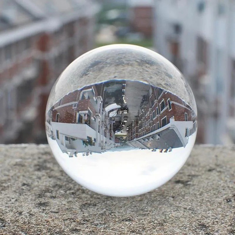 Photography Crystal Ball Sphere Decoration Lens Photo Prop Lensball Clear